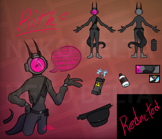 Reference Sheet (Stylized 3 View)