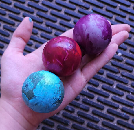 Spray Paint Ping-Pong Planets